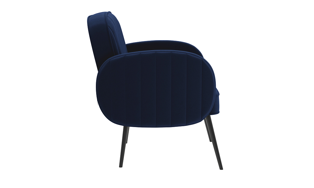 Флеминг Ф / Кресло велюр fresh найт блю